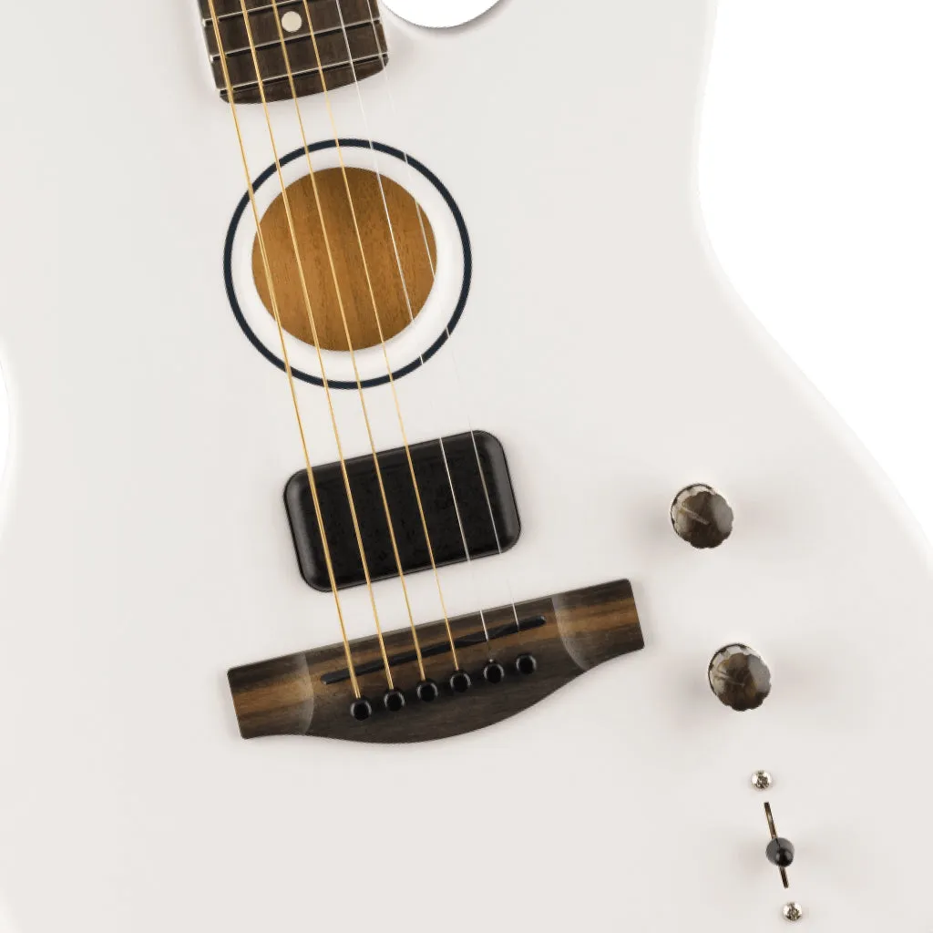 Fender Limited Edition Finneas American Acoustasonic Telecaster with Ebony Fingerboard - Satin Arctic White