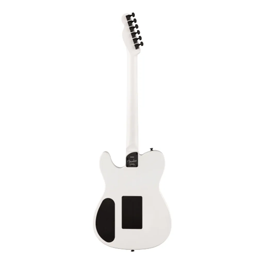 Fender Limited Edition Jack White Triplesonic Acoustasonic Telecaster with Ebony Fingerboard - Arctic White and Black Top