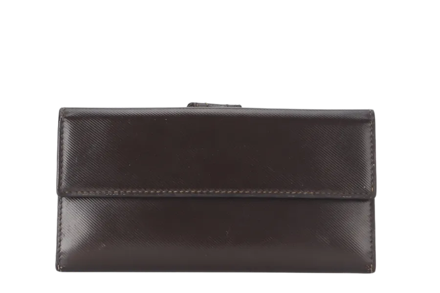 FENDI LONG WALLET ZUCCA PATTERN NYLON LEATHER (AQ74098) GOLD HARDWARE