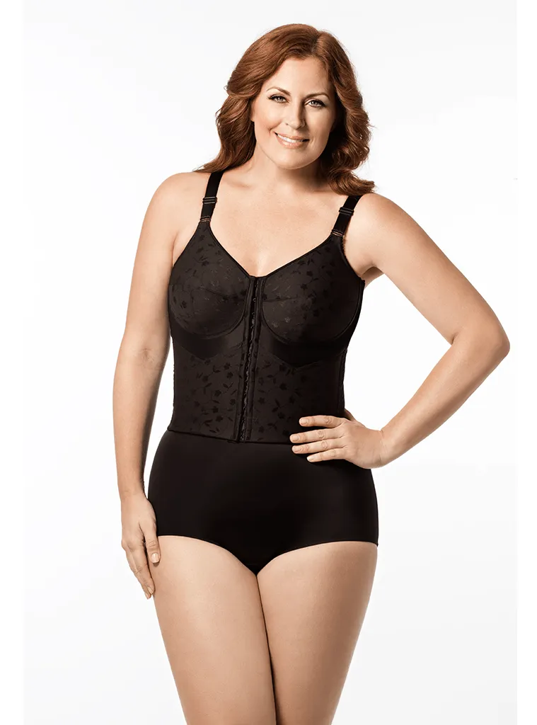 Final Sale Clearance Elila Jacquard Front Hook Posture Softcup Longline