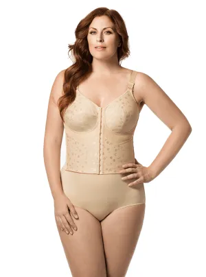Final Sale Clearance Elila Jacquard Front Hook Posture Softcup Longline
