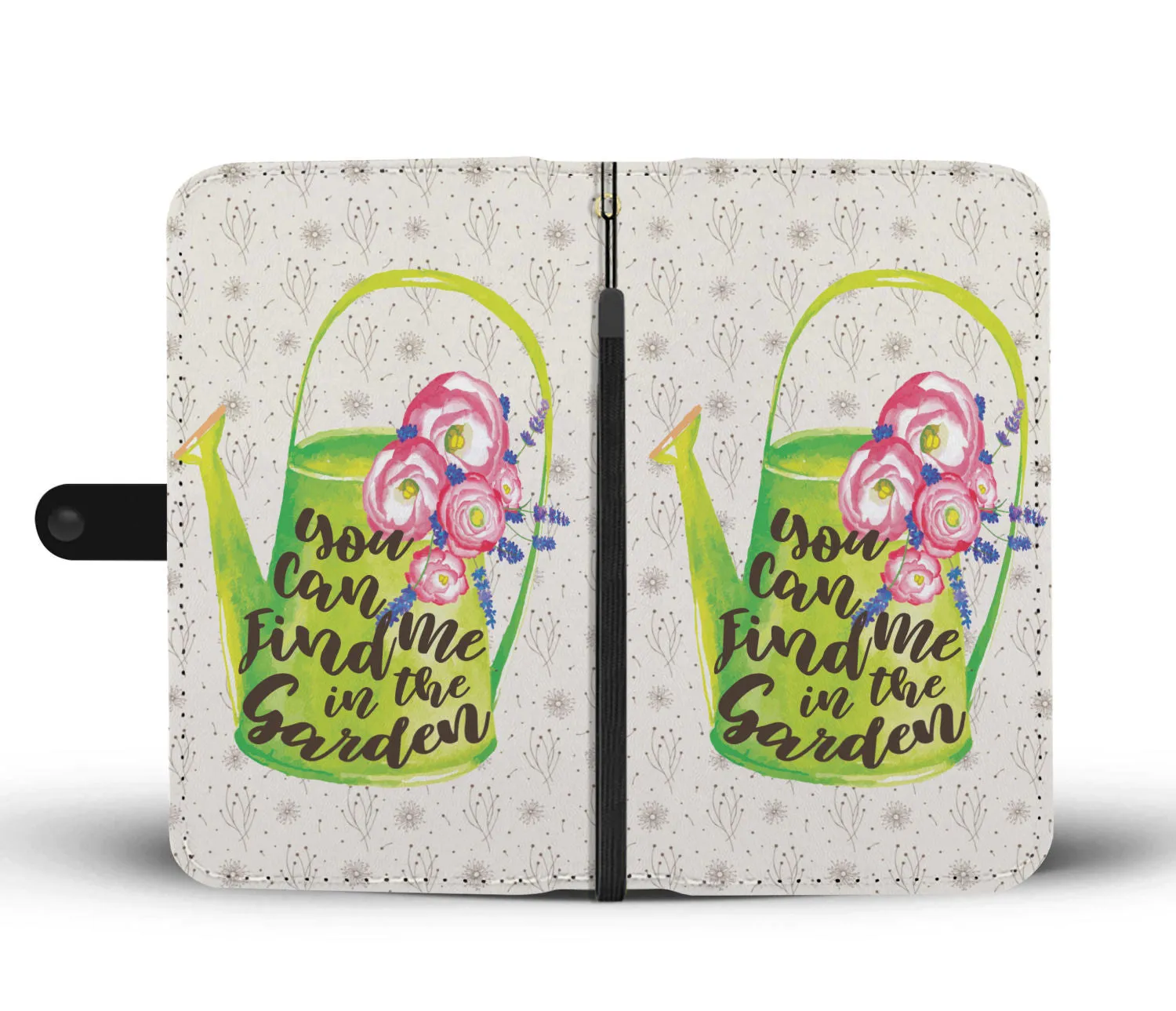 Find Me In The Garden - RFID Wallet Phone Case