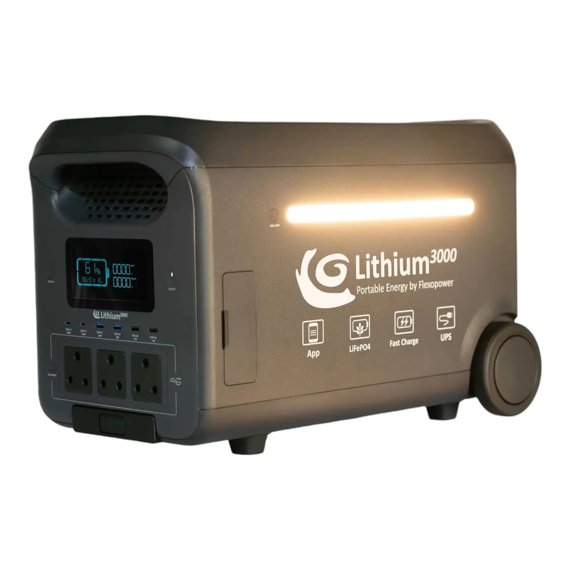 Flexopower Portable Power Station 200amp 3000w  - Due end March