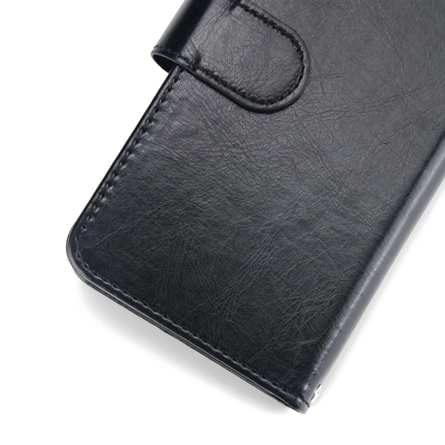For HUAWEI P10 Lite Leather Protective Phone Case with 9 Card Position Buckle Bracket Lanyard brown
