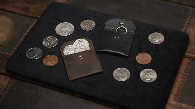 FPS Coin Wallet Black (Gimmicks and Online Instructions) by Magic Firm