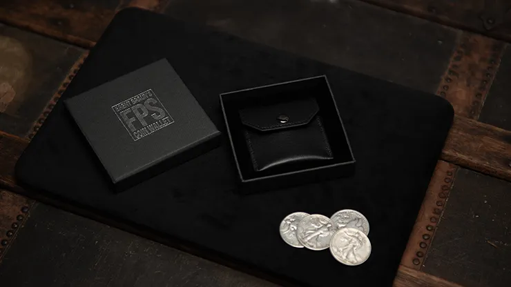 FPS Coin Wallet Black (Gimmicks and Online Instructions) by Magic Firm