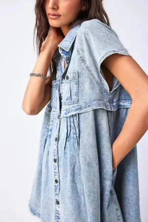 Free People: Ronnie Denim Tunic