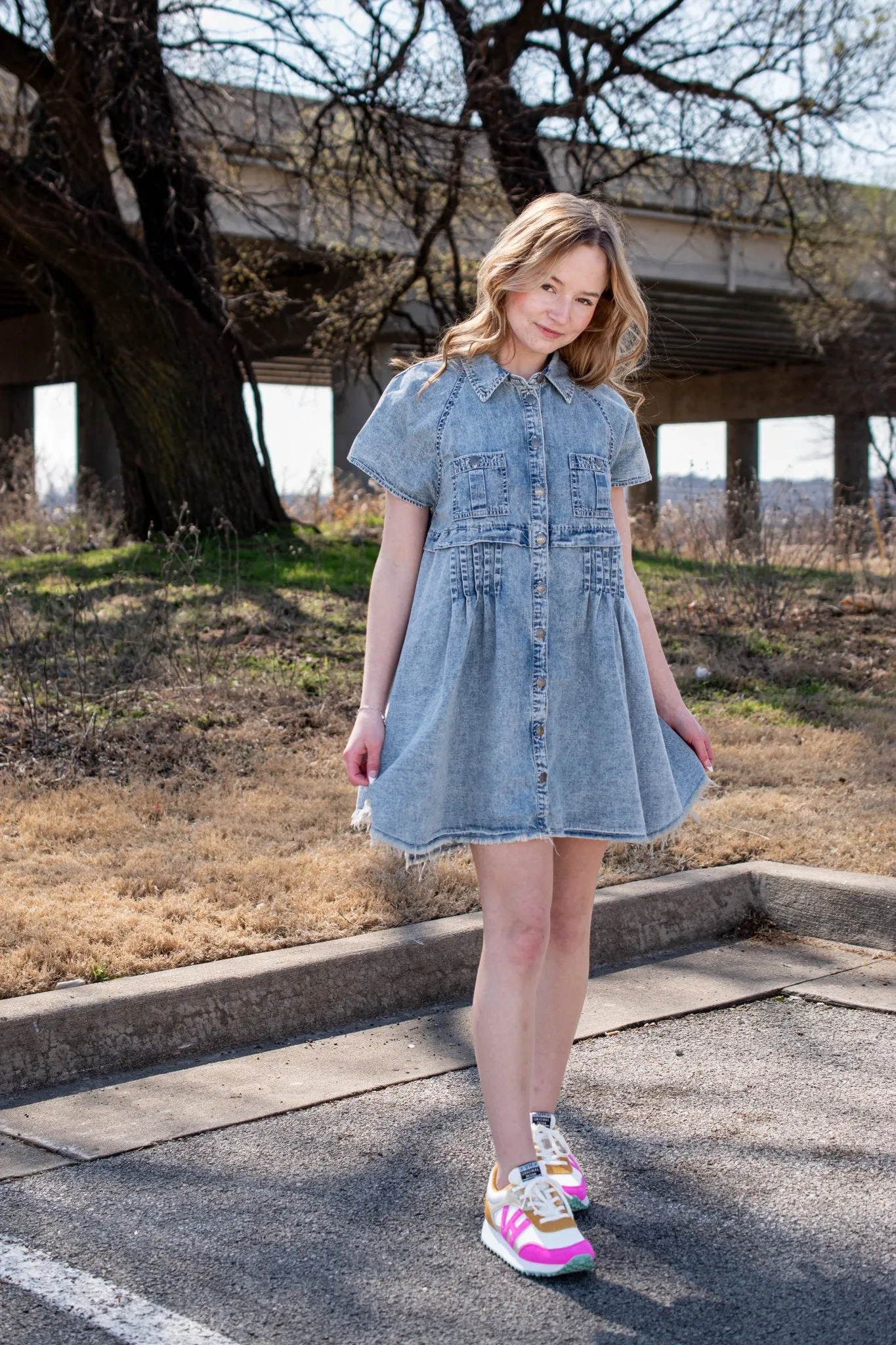 Free People: Ronnie Denim Tunic