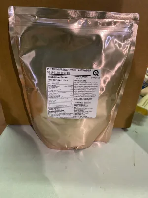 French Vanilla Powder - Bubble Tea, Smoothie, Frappe Mix (1kg Bag)