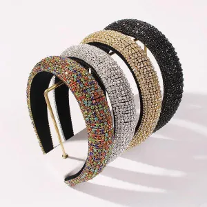 Full Rhinestones padded Headband