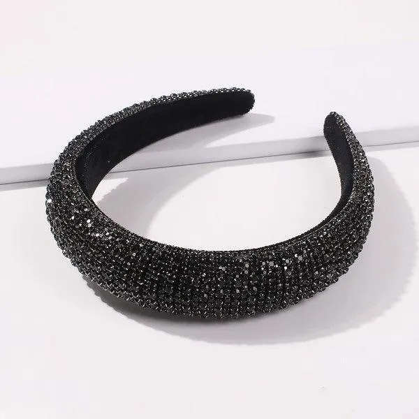 Full Rhinestones padded Headband