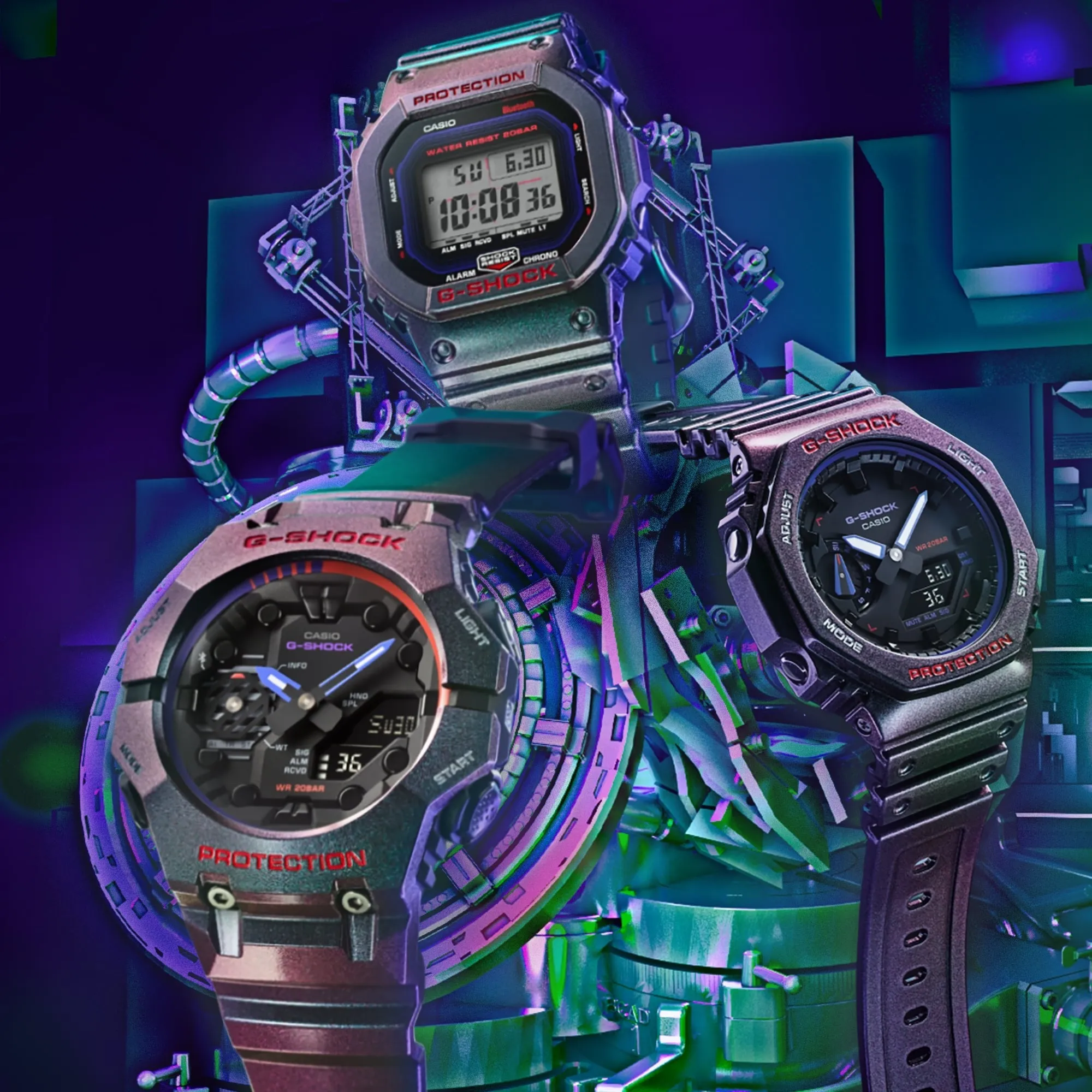 G-Shock Casual Men's Watch GA-2100AH-6ADR