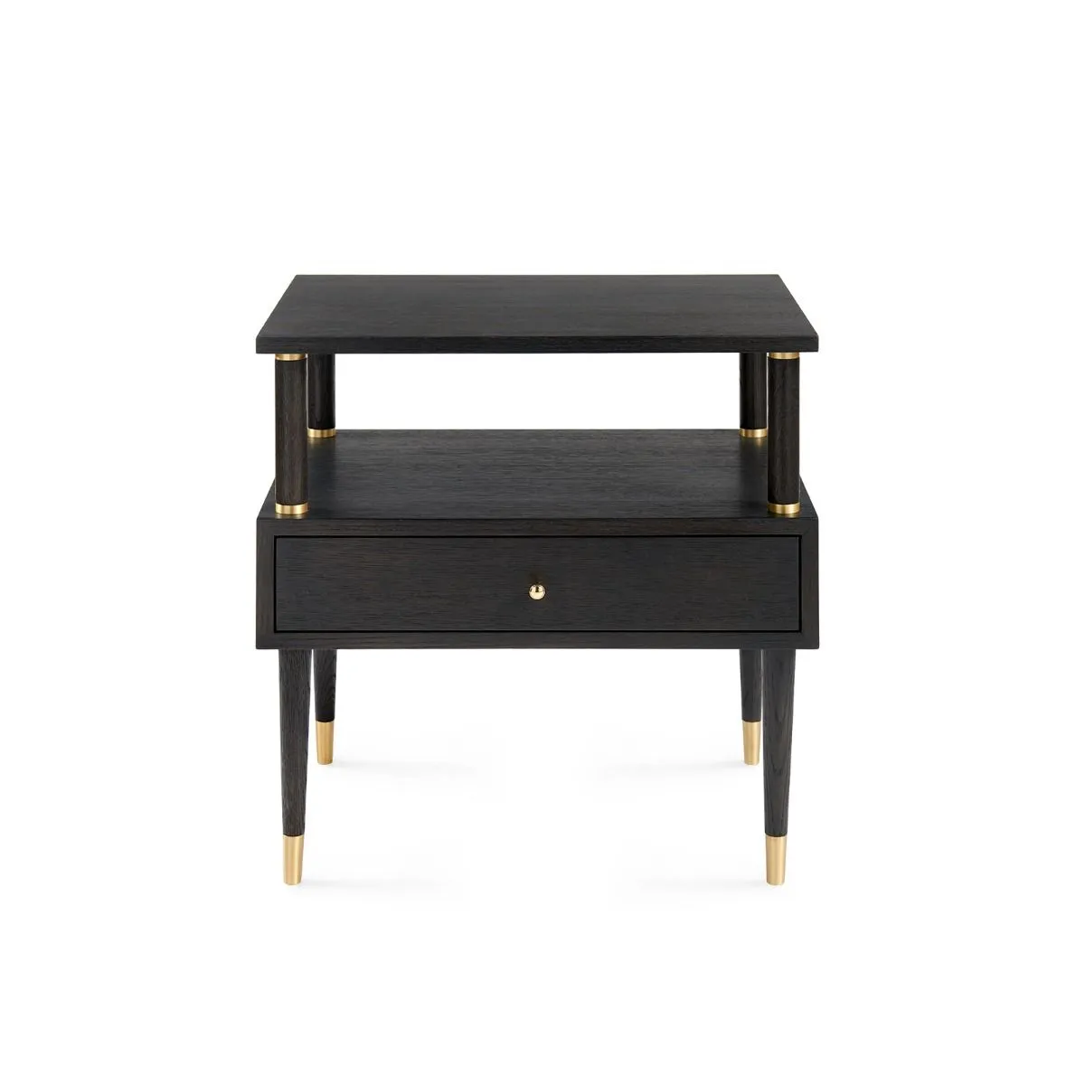 Gabriel 1-Drawer Side Table / Espresso