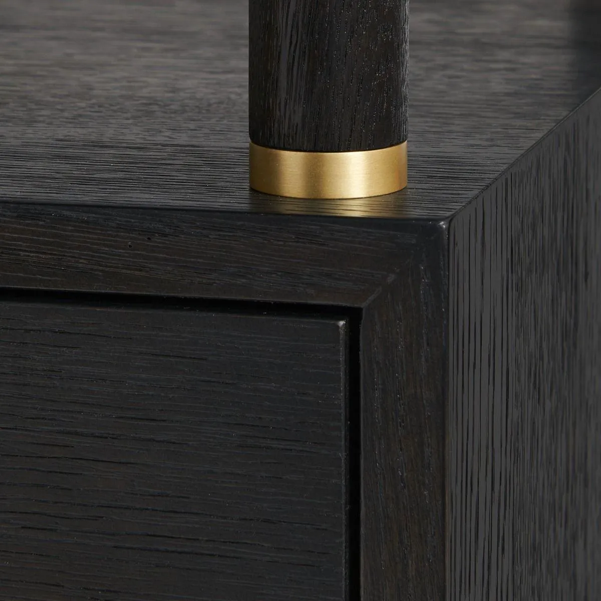 Gabriel 1-Drawer Side Table / Espresso