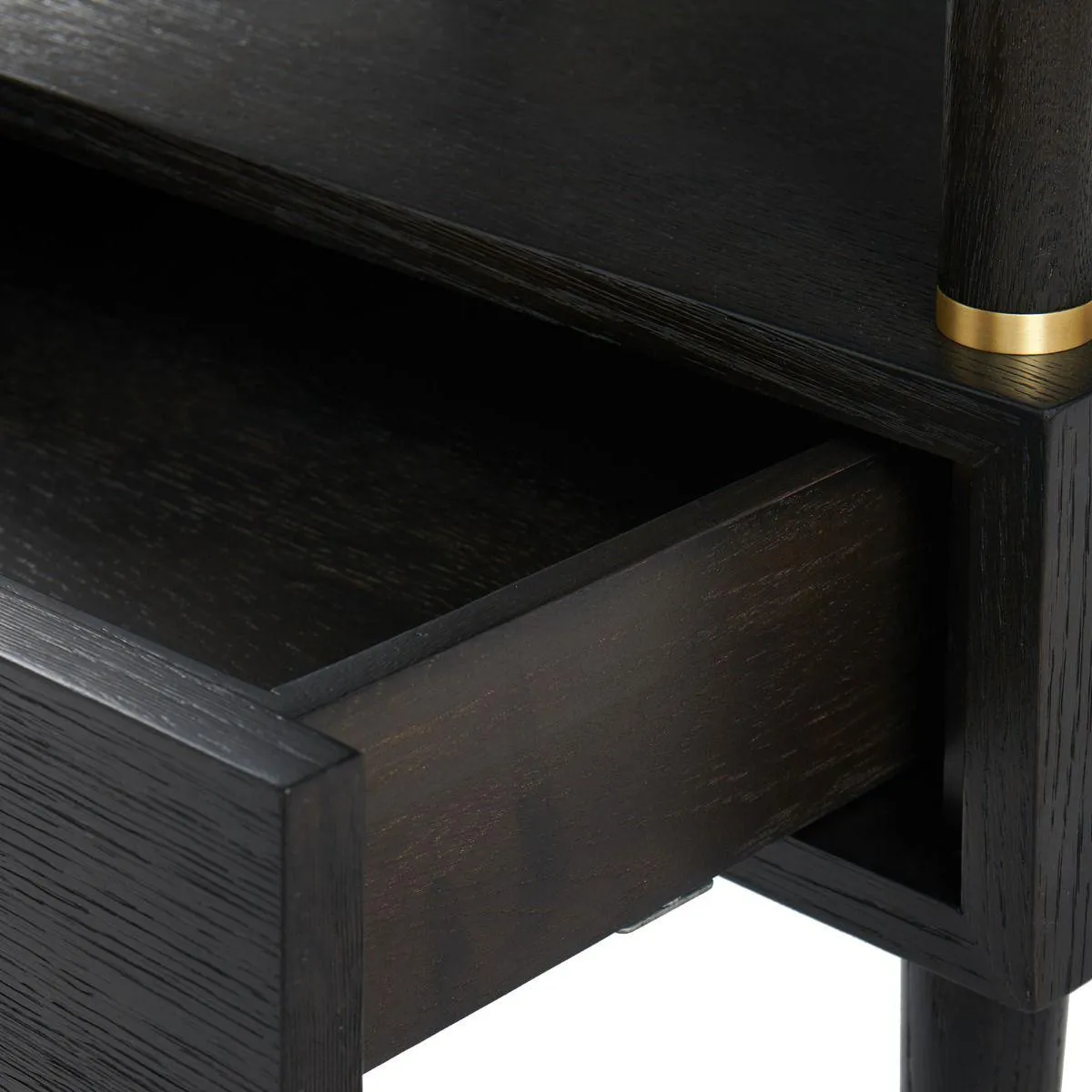 Gabriel 1-Drawer Side Table / Espresso