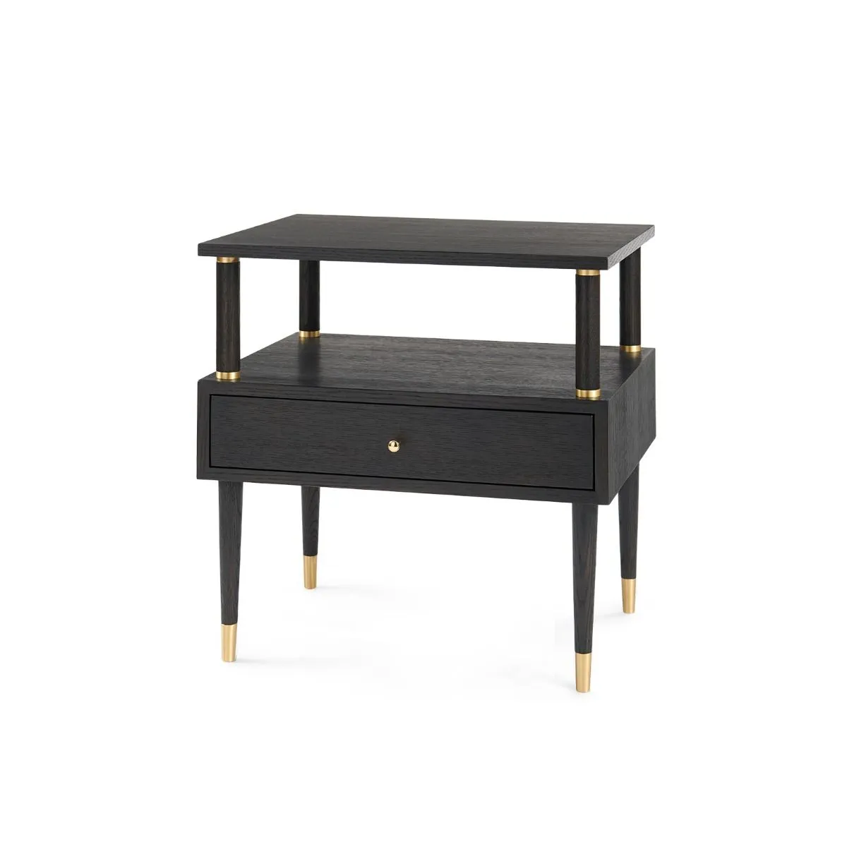 Gabriel 1-Drawer Side Table / Espresso