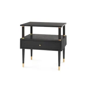 Gabriel 1-Drawer Side Table / Espresso