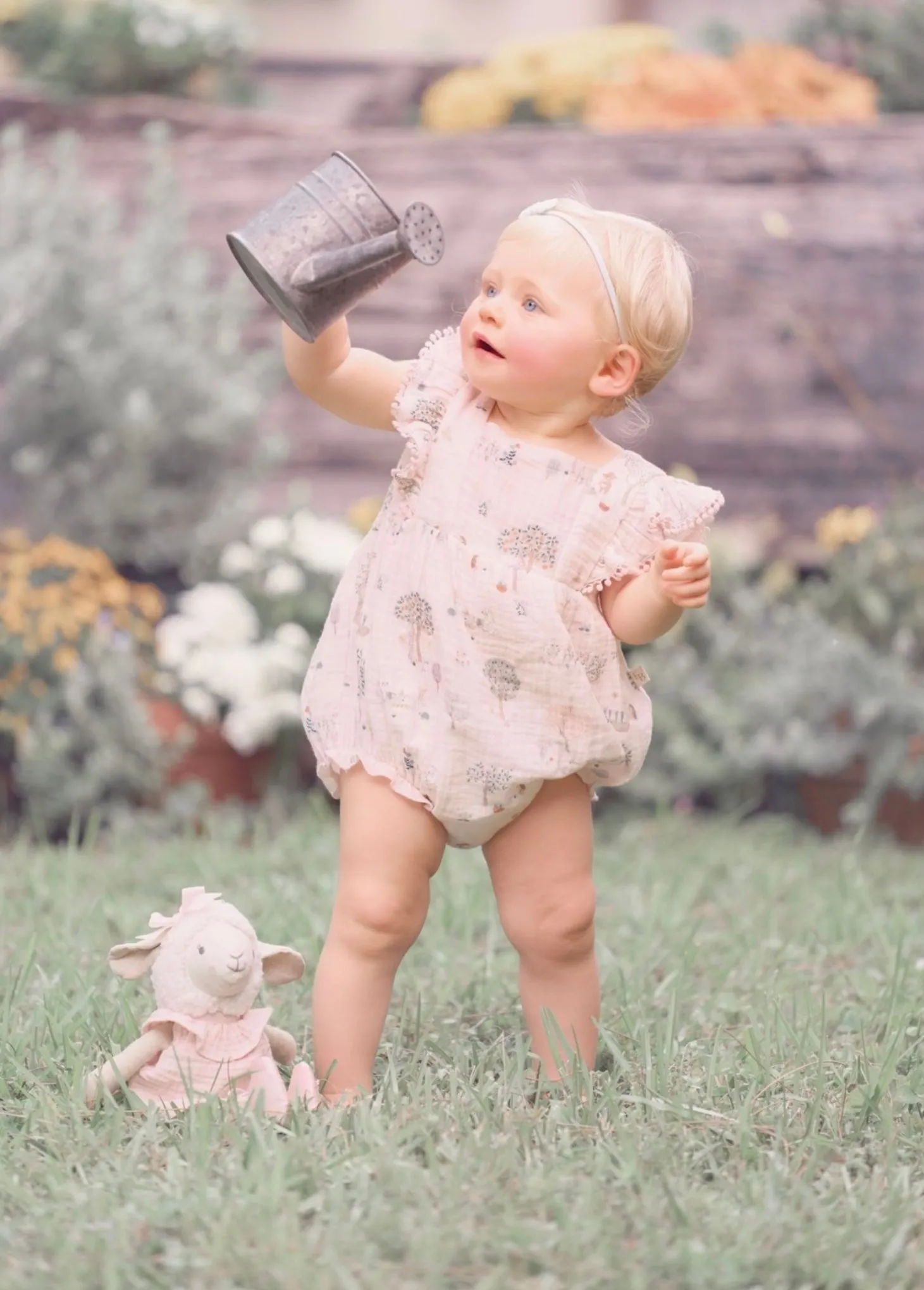 Garden Picnic Organic Muslin Bubble