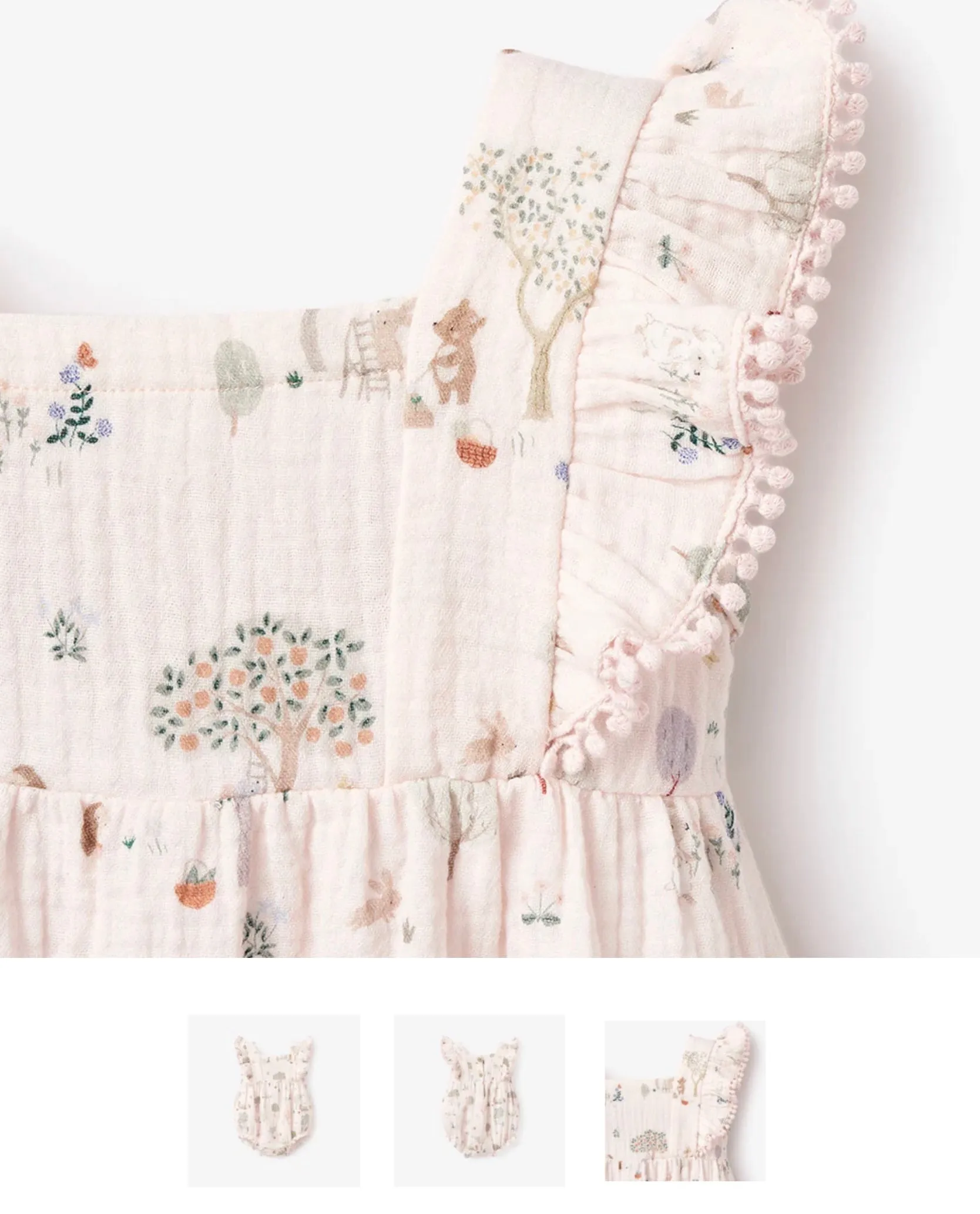 Garden Picnic Organic Muslin Bubble