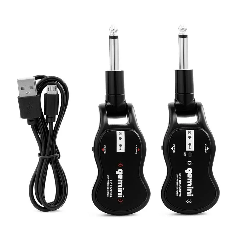 Gemini UHF Wireless Guitar System (512-541.7MHz)