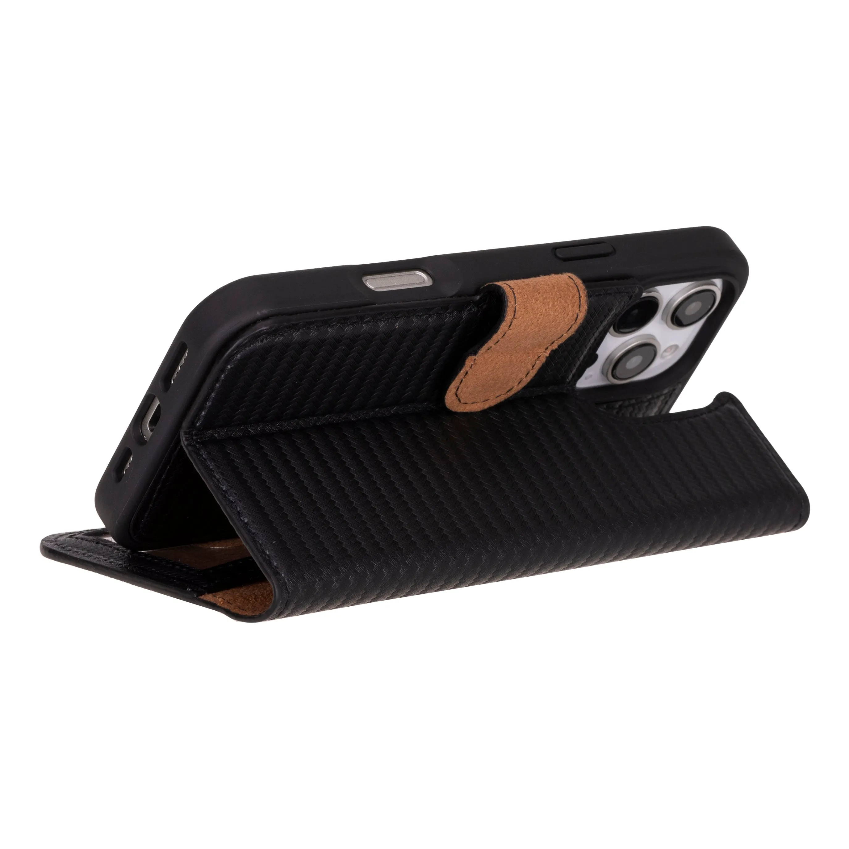 Genuine Leather Detachable  iphone 16 Case