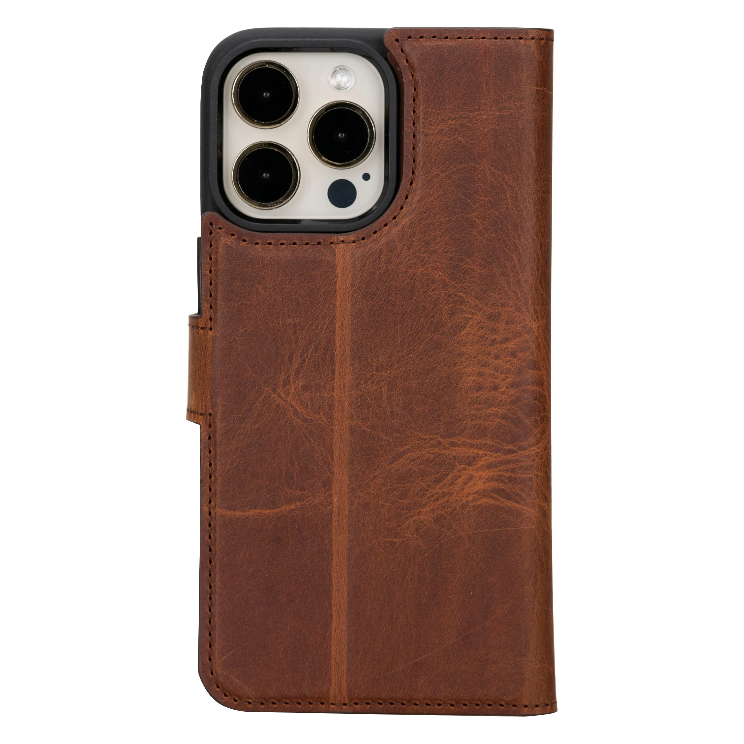 Genuine Leather Detachable  iphone 16 Case
