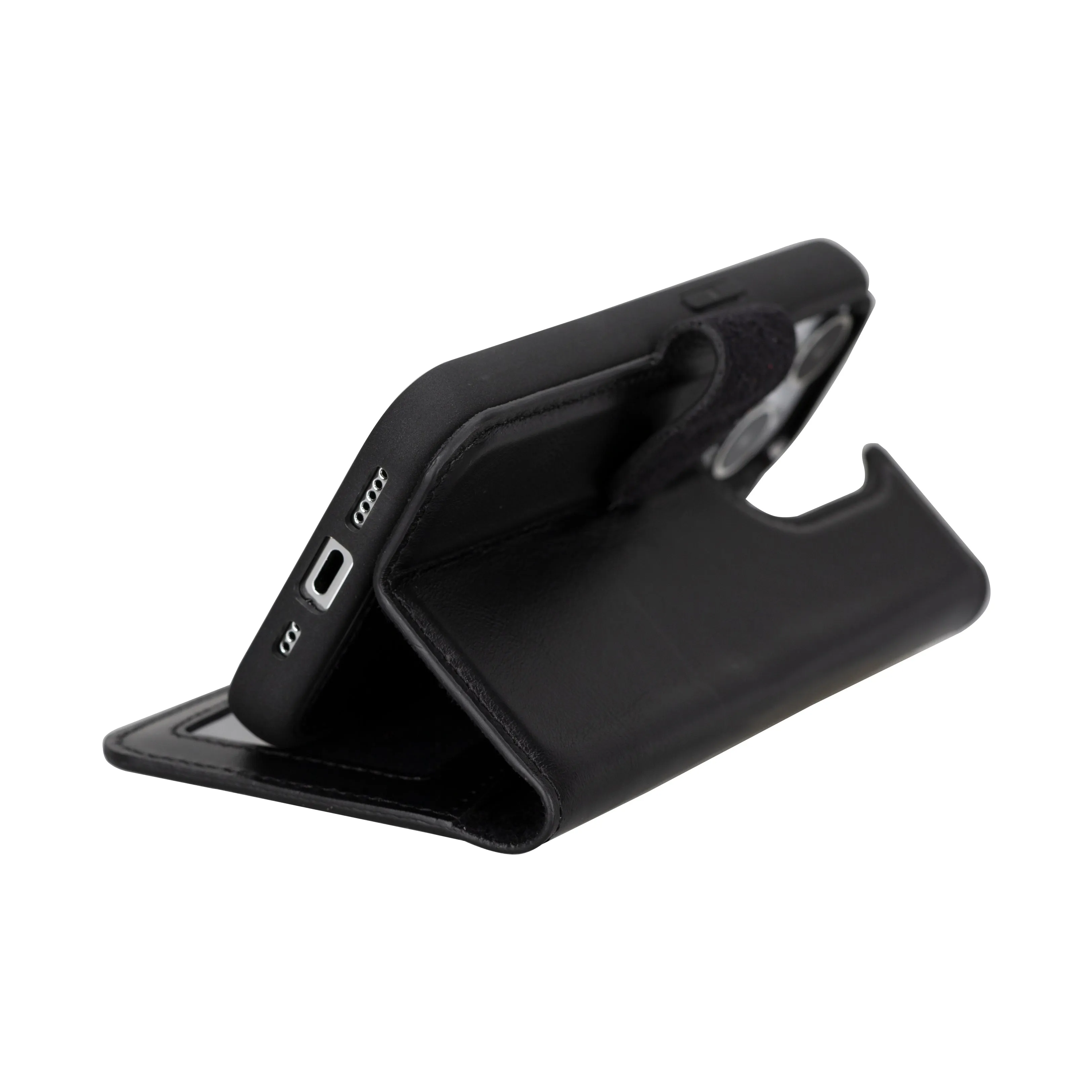Genuine Leather Detachable  iphone 16 Case