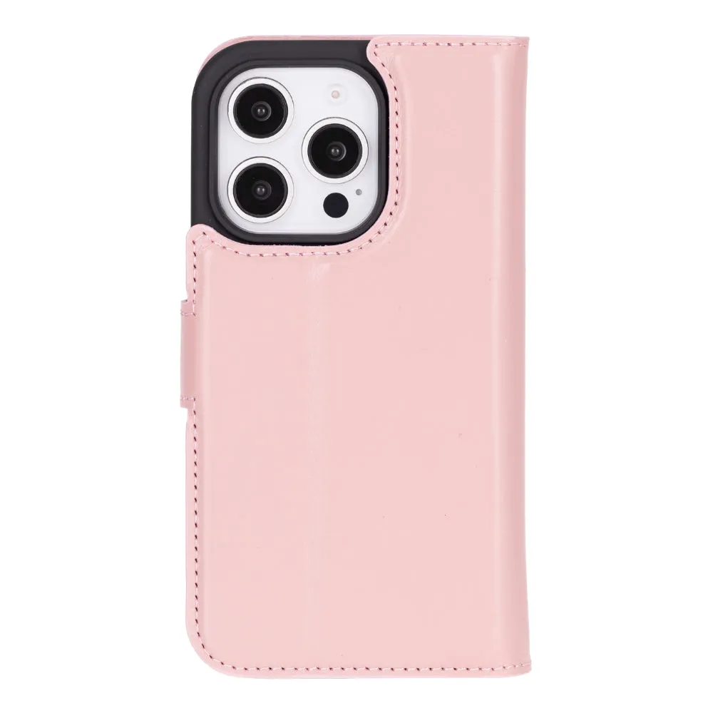 Genuine Leather Detachable  iphone 16 Case