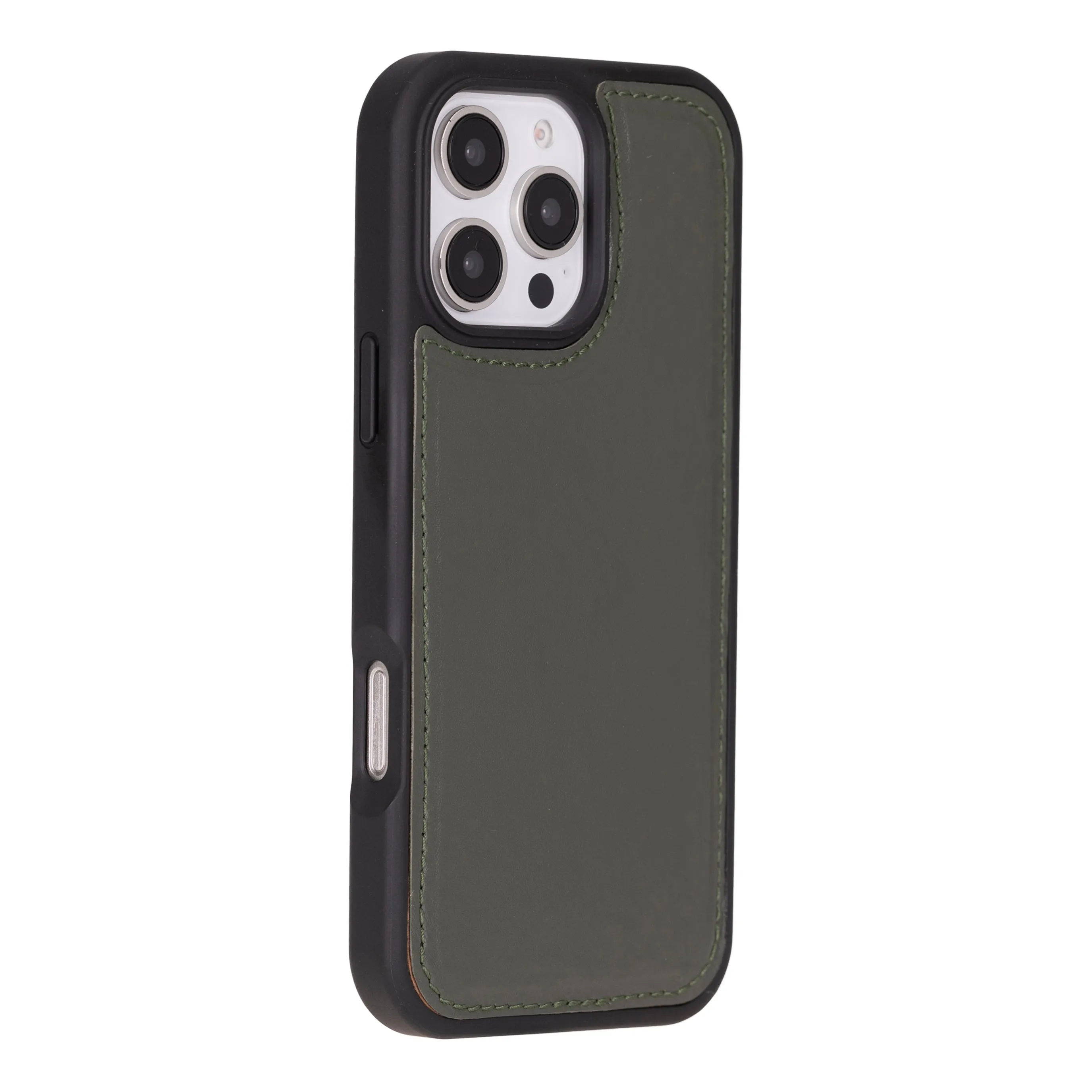 Genuine Leather Detachable  iphone 16 Case