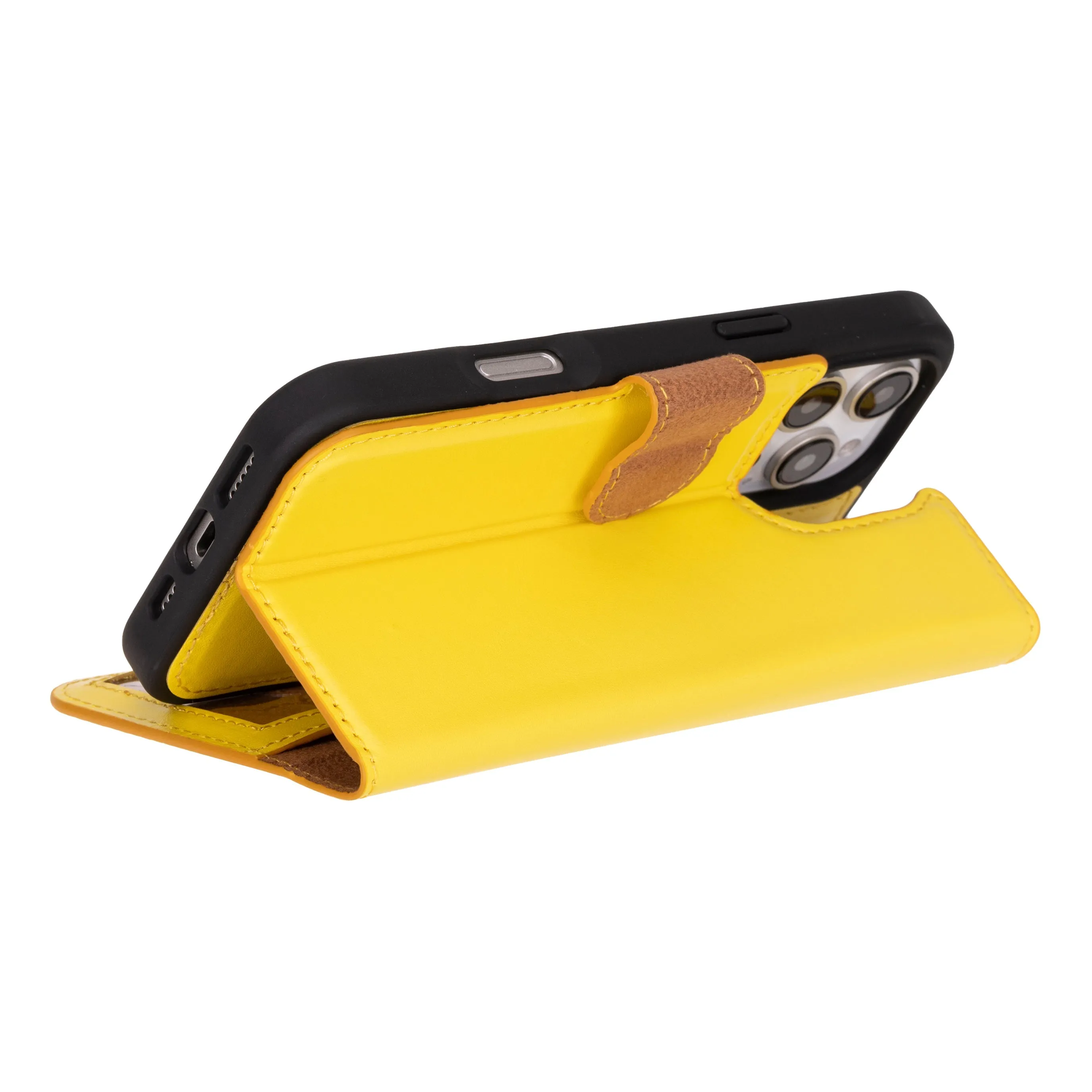Genuine Leather Detachable  iphone 16 Case