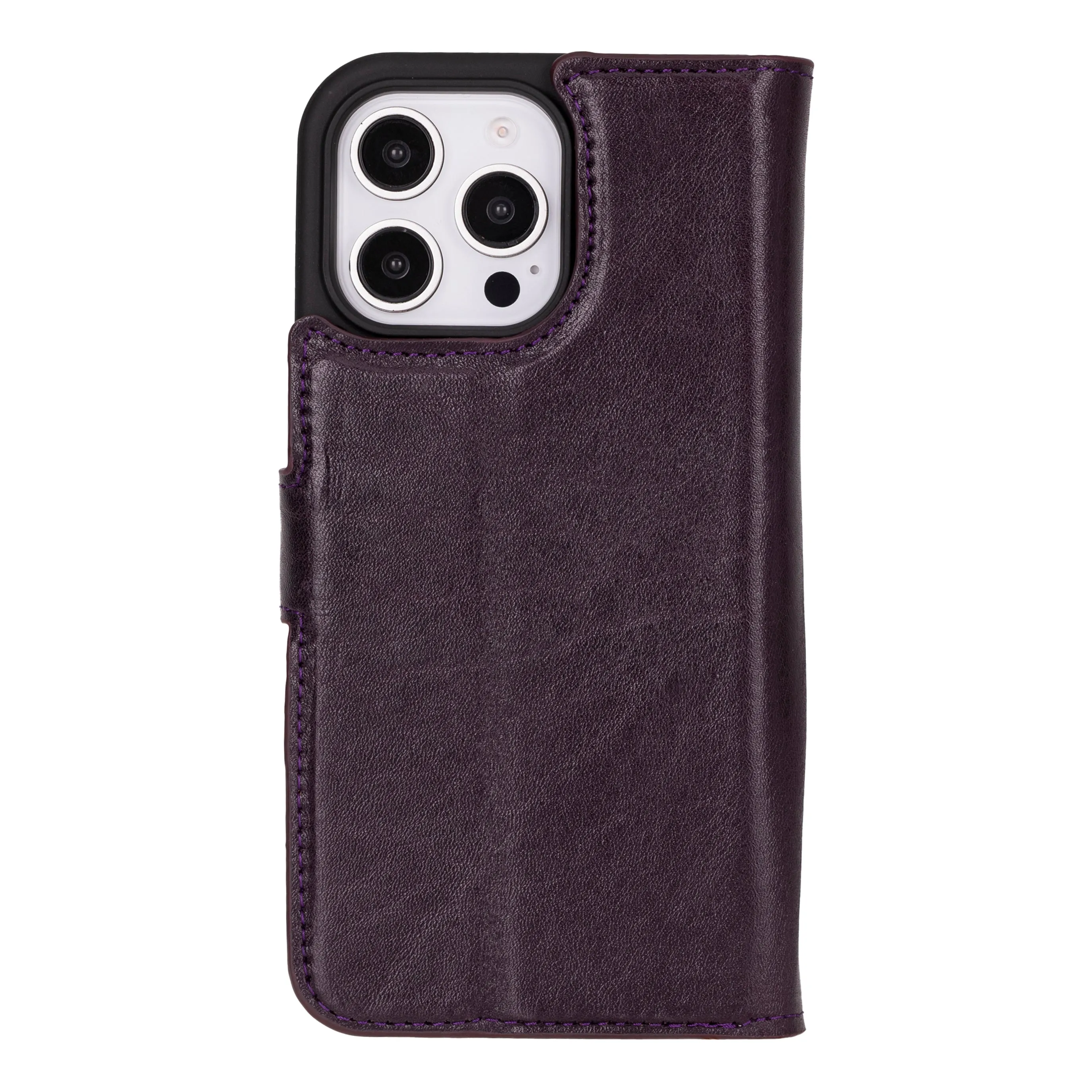 Genuine Leather Detachable  iphone 16 Case
