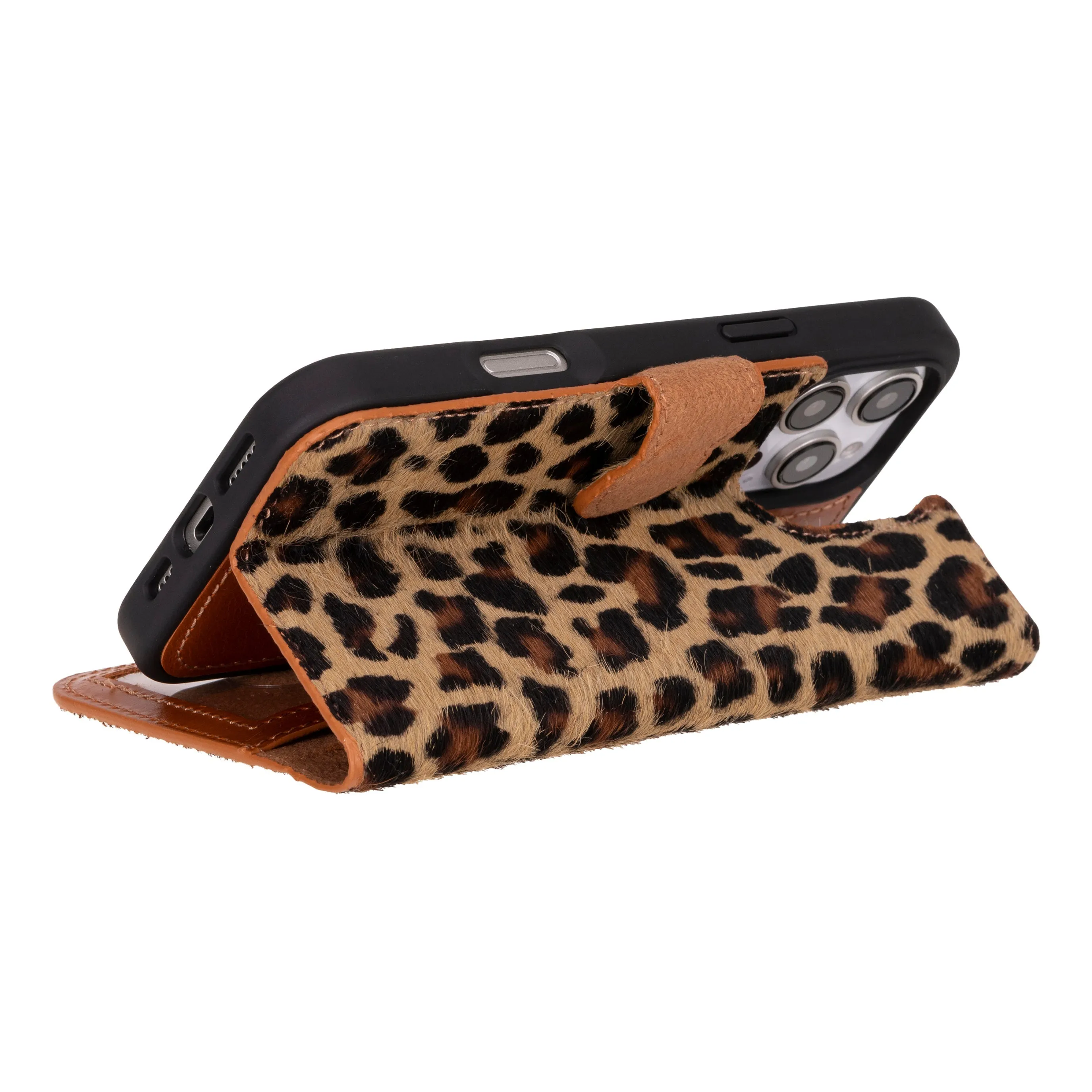 Genuine Leather Detachable  iphone 16 Case