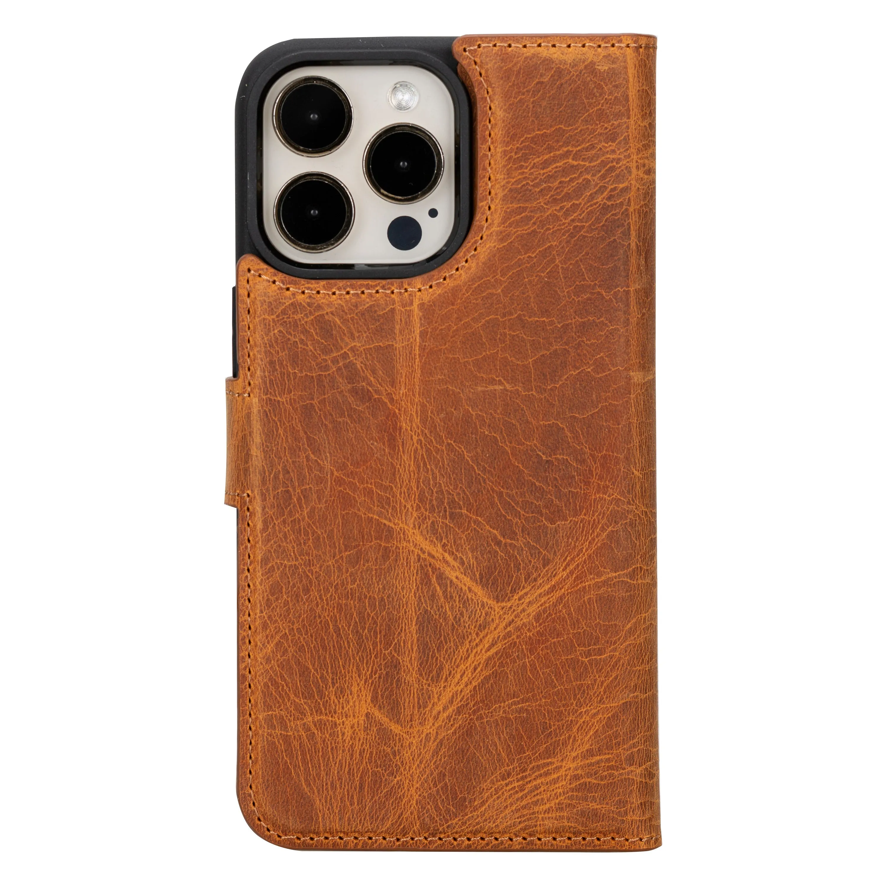 Genuine Leather Detachable  iphone 16 Case