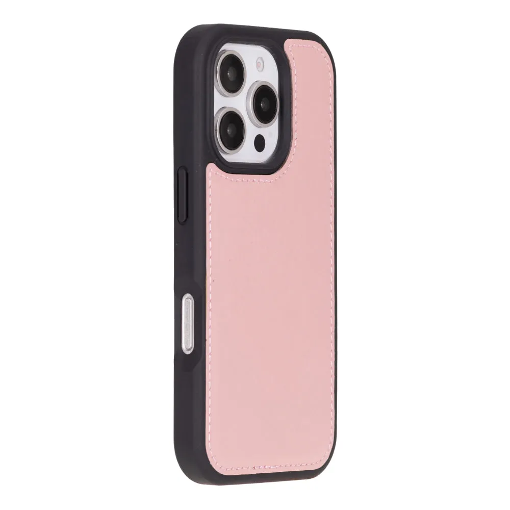 Genuine Leather Detachable  iphone 16 Case