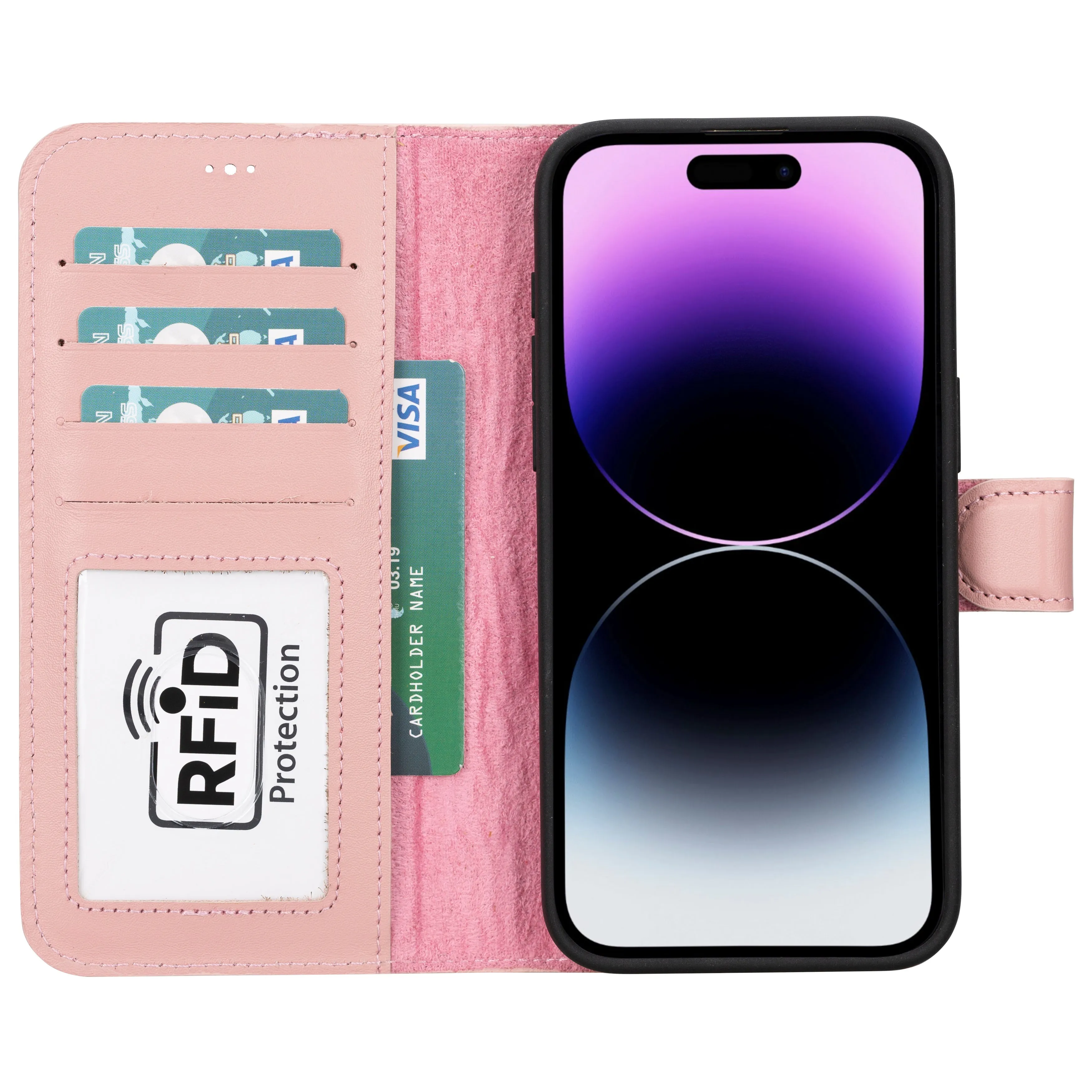 Genuine Leather Detachable  iphone 16 Case