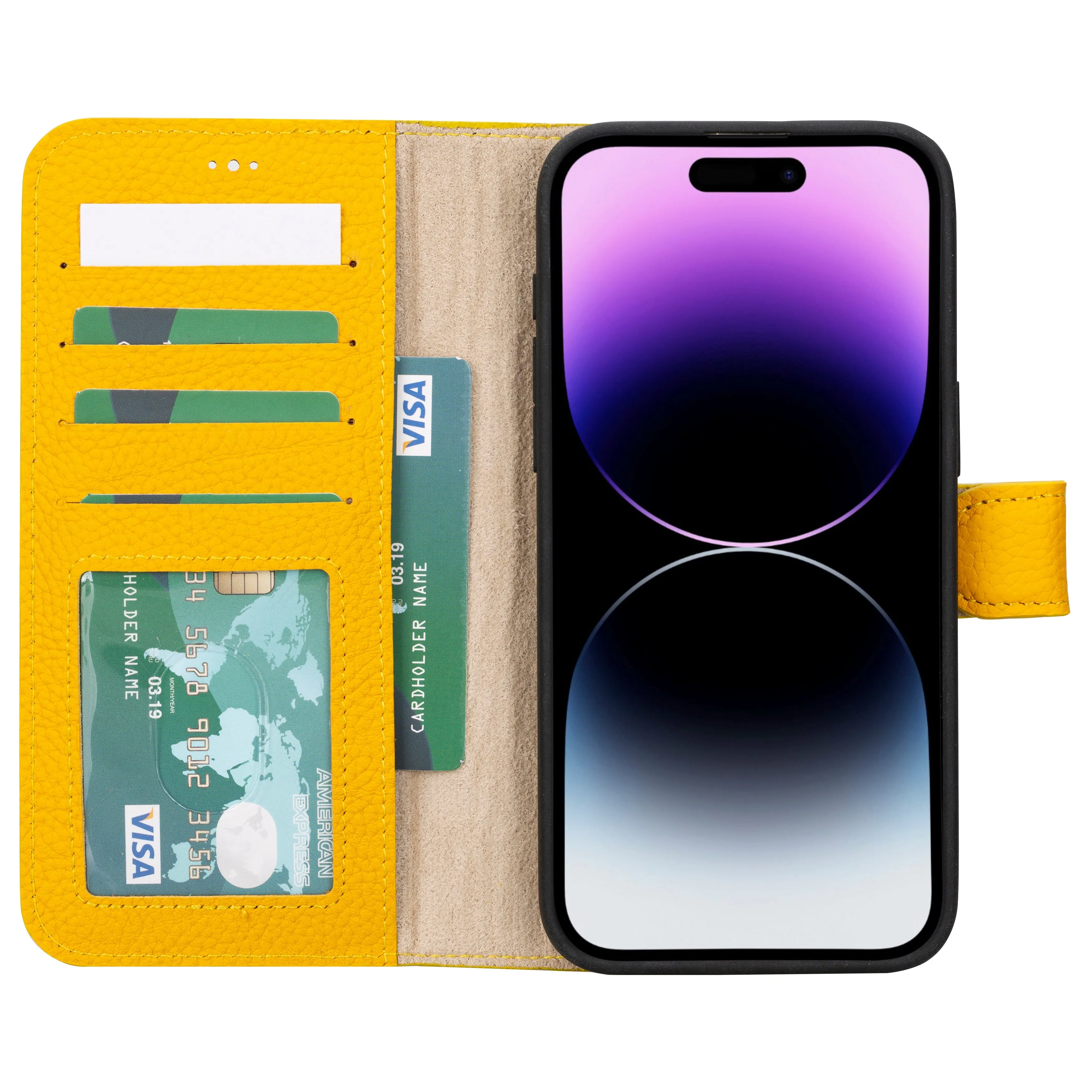 Genuine Leather Detachable  iphone 16 Case