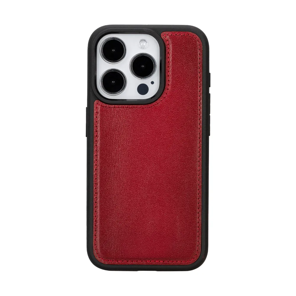 Genuine Leather Detachable  iphone 16 Case