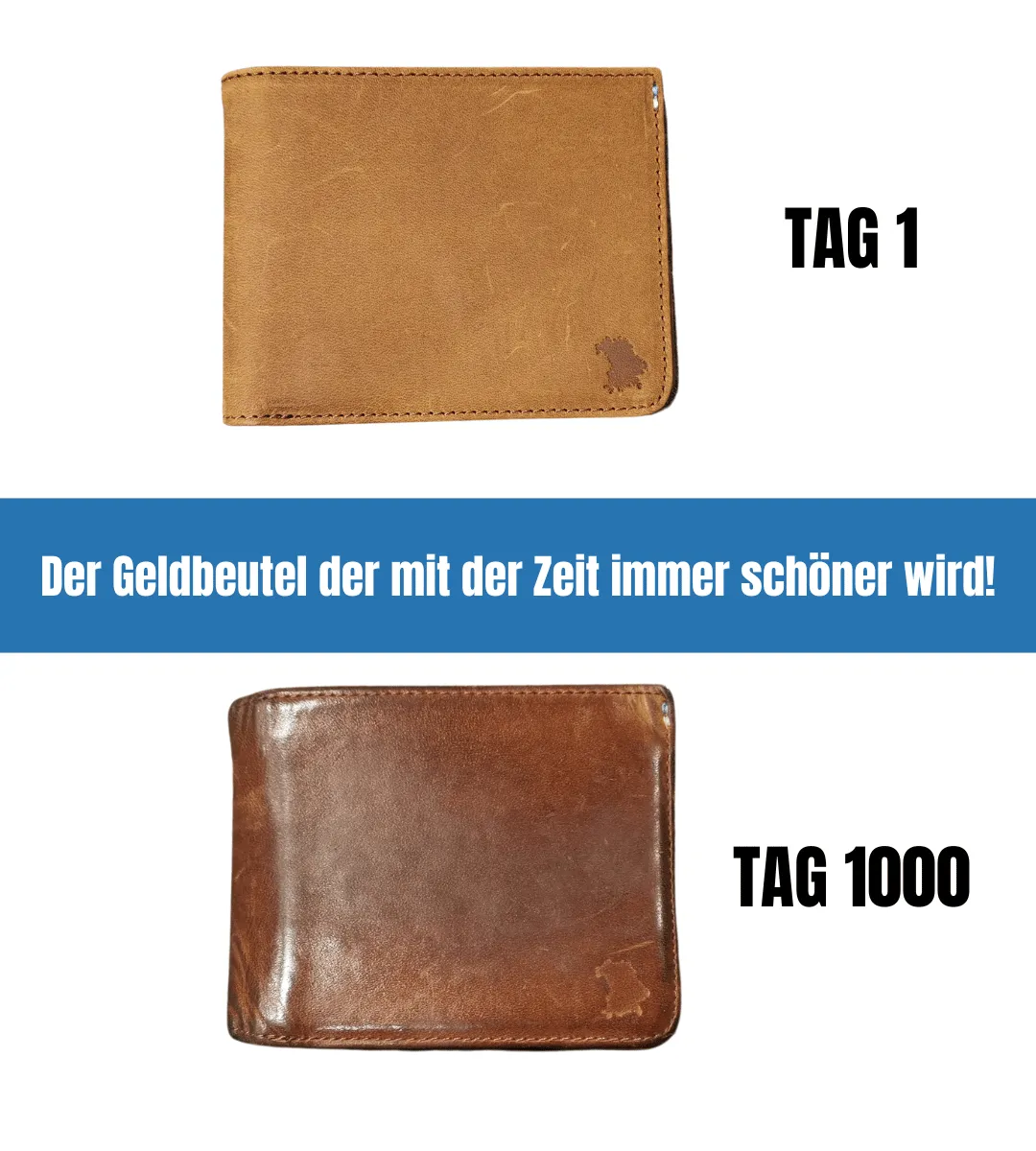 Gäidbeidl | Leder Mittelbraun Klappe