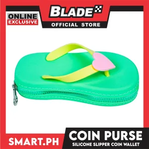 Gifts Coin Purse Wallet Silicone, Slipper Design 14cm (Assorted Designs and Colors)