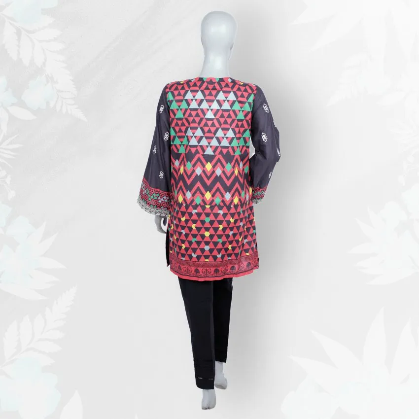 Girls Casual Printed 2Piece Lawn Suit -PRST-054