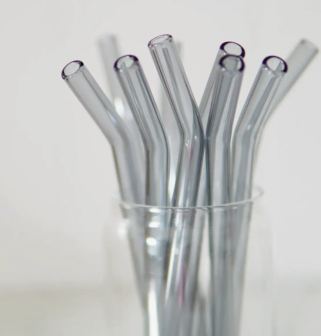 GLASS BENT STRAW