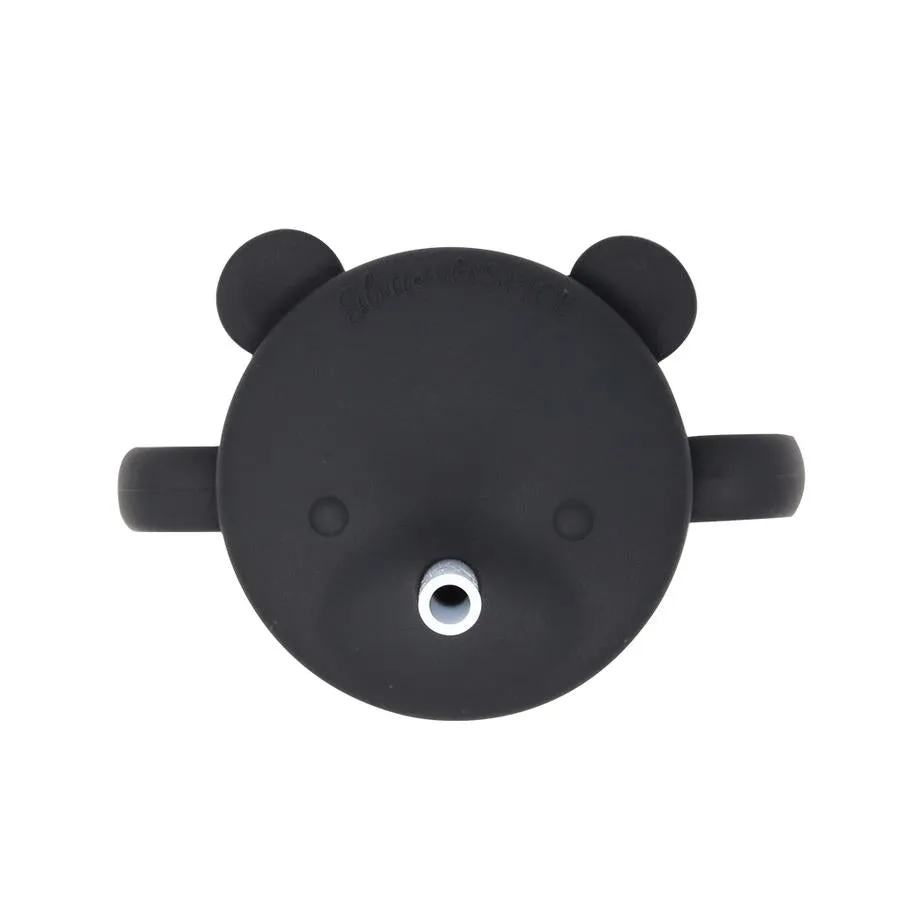 Glitter & Spice Silicone Bear Cup (Black) - DISC