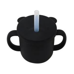 Glitter & Spice Silicone Bear Cup (Black) - DISC