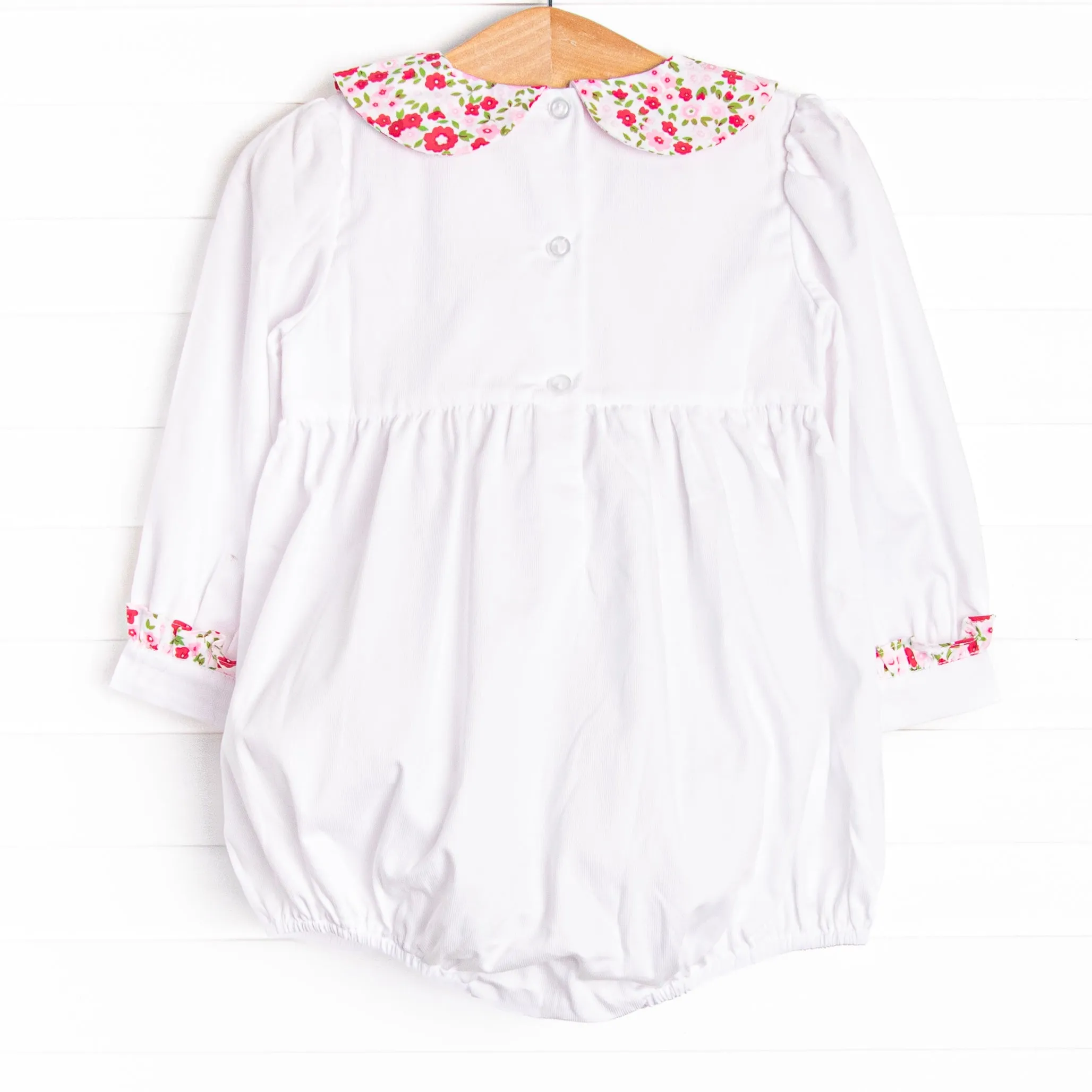 Going Steady Smocked Bubble, White