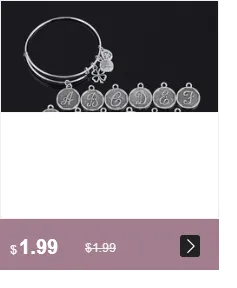 Grace Love Initial Expandable Wire Bangle Bracelet