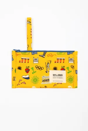 Greece I Love you Yellow | Little Waterproof Pouch