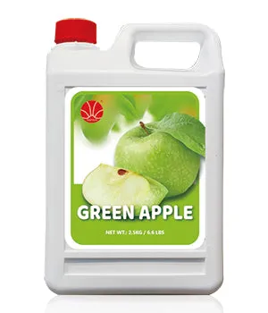 Green Apple Fruit Puree Syrup for Bubble Tea, Smoothies, Cocktails 5KG (11 Lbs) Jar