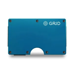 GRID Wallet - Blue Aluminum