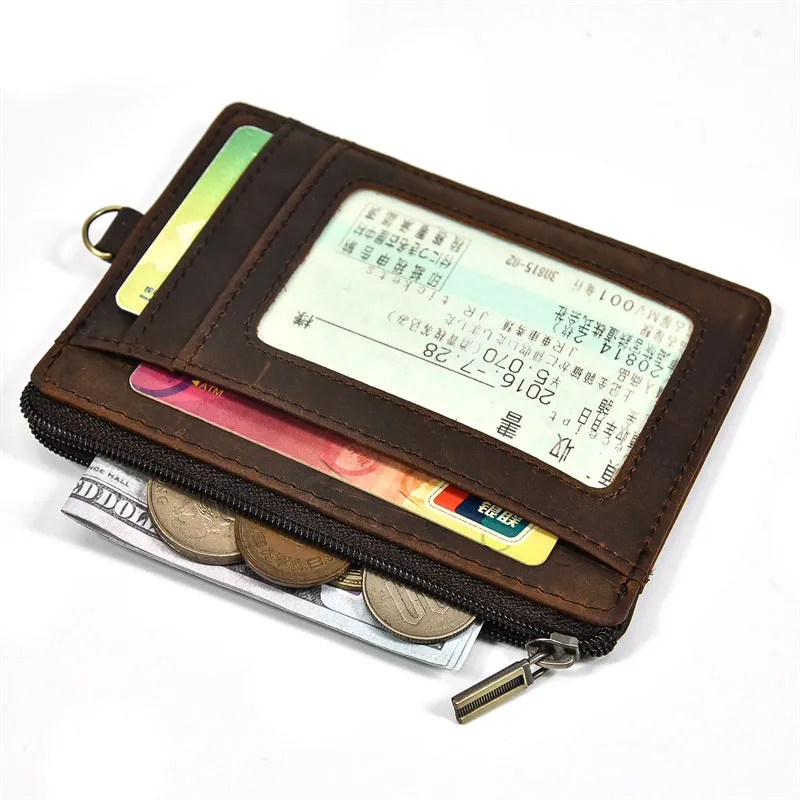 Groomsmen Gift Personalized Leather Money Clip Chain Card Holder
