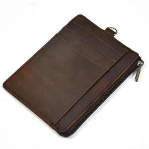 Groomsmen Gift Personalized Leather Money Clip Chain Card Holder